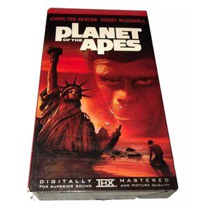 Planet of the Apes Movie 30th Ann Ed VHS Charlton Heston Remastered 1968 Film